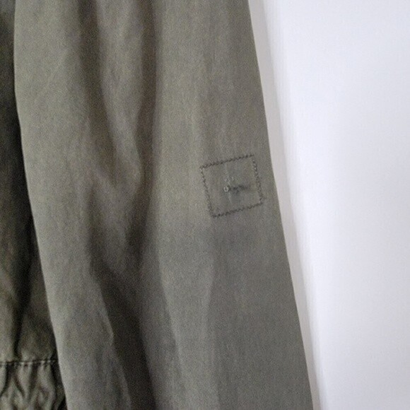 LEVI'S Hooded Roll-Tab Anorak Jacket Green Women's sz XSmall - Picture 8 of 15